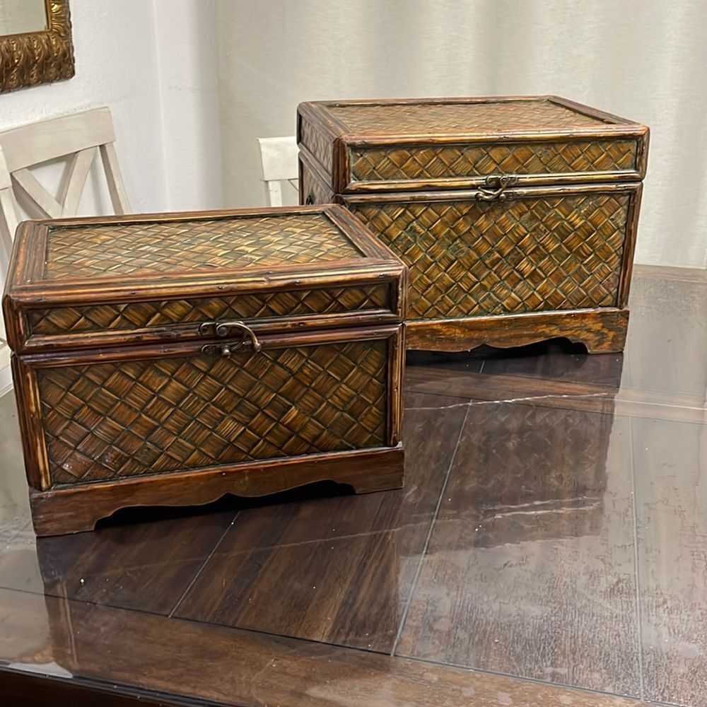 Boxes.  